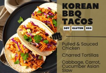 Korean BBQ Chicken Tacos