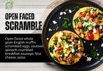 Open Faced Scramble