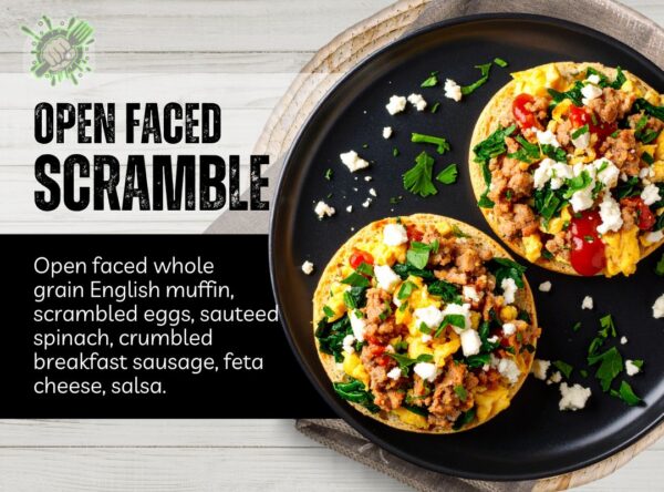 open faced scramble