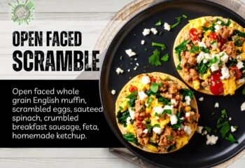Open Faced Scramble