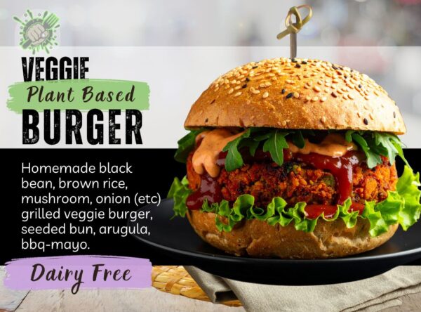 veggie burger