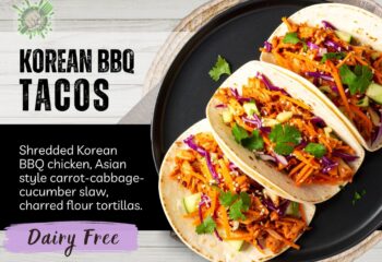 Korean BBQ Chicken Tacos