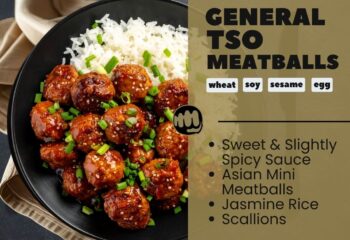 General Tso Meatballs