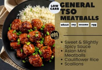 General Tso Meatballs (LOW CARB)