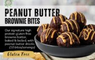 peanut butter brownie bites