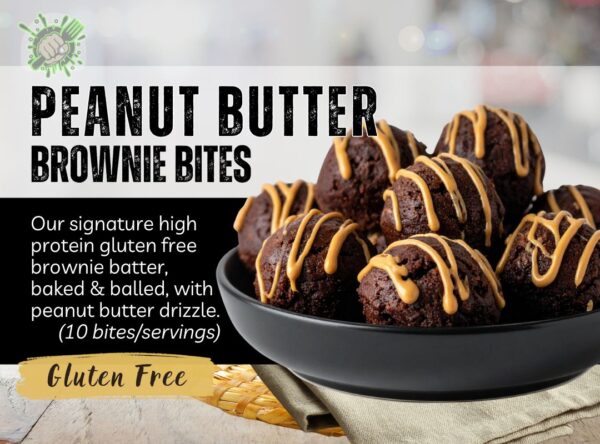 peanut butter brownie bites