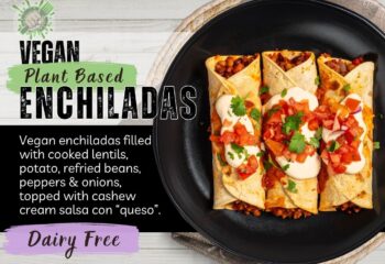 Smothered Vegan Enchiladas