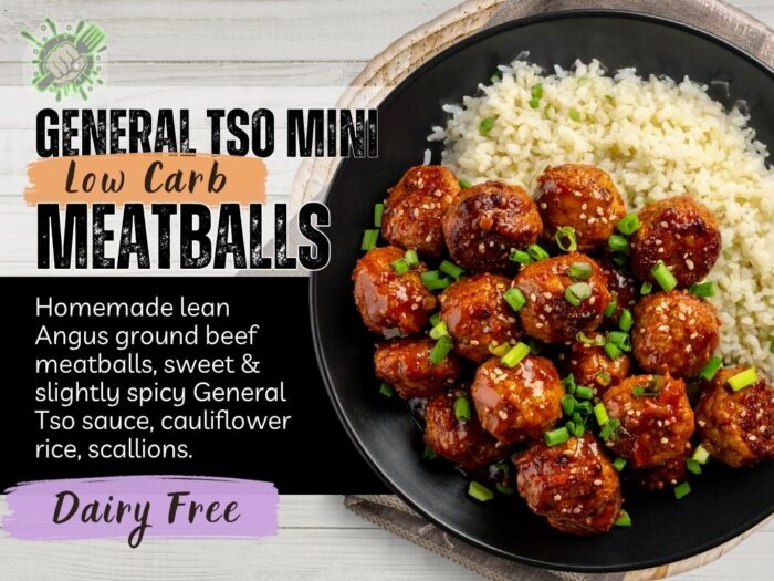 general tso meatballs low carb