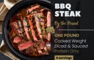 bbq steak by the pound