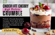 cherry chocolate crumble