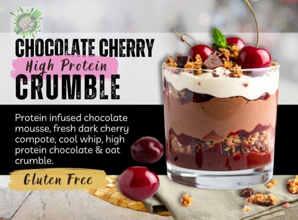 cherry chocolate crumble