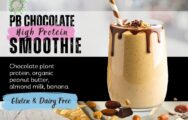 peanut butter chocolate smoothie