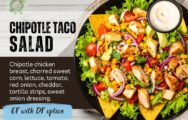 chipotle taco salad