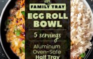 EGG ROLL BOWL FAMILY TRAY