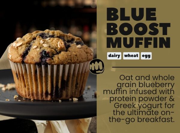 Blueberry boost breakfast muffin