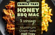 honey bbq mac and cheese family tray
