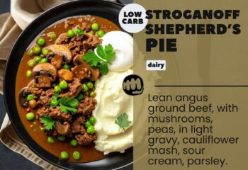 Stroganoff Shepherd's Pie (LOW CARB)
