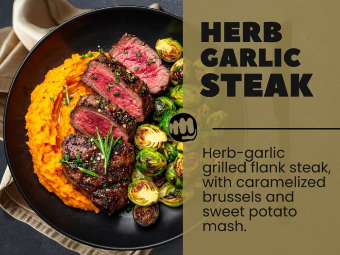 herb garlic steak
