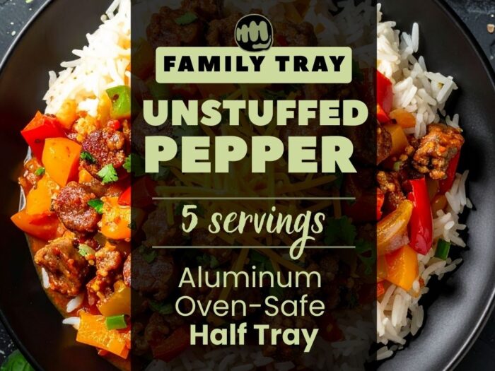 unstuffed pepper family tray